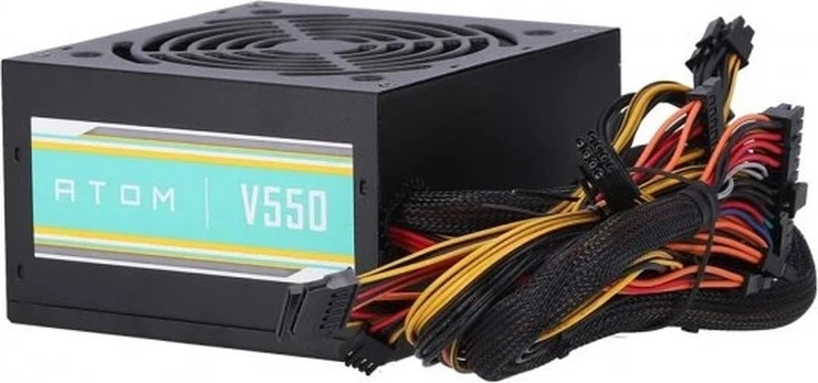 ספק כוח Antec Atom V550 12 ס”מ צבע שחור