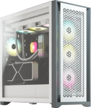 קייס Corsair 5000D RGB Airflow בצבע לבן CC-9011243-WW