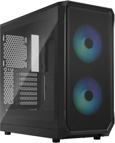 מארז מחשב Fractal Design Focus 2 RGB צבע שחור עם טינט שקוף FD-C-FOC2A-03
