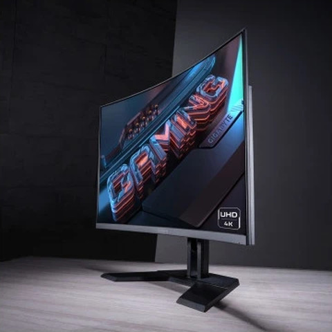 מסך מחשב לגיימינג Gigabyte M32UC בצבע שחור