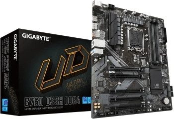 לוח אם Gigabyte B760 DS3H DDR4 צבע שחור