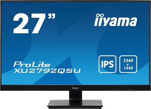 מסך מחשב IIYAMA 27" ProLite WQHD IPS XU2792QSU-B1 בצבע שחור