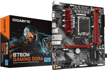 לוח אם Gigabyte B760M GAMING DDR4 צבע שחור