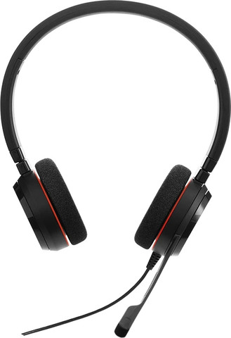 Jabra מערכת ראש מקצועית ל-VOIP דגם Stereo Jabra EVOLVE20 MS S