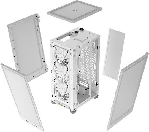 קייס מיני Corsair 2000D Airflow בצבע לבן CC-9011245-WW