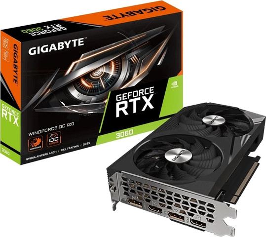 כרטיס מסך Gigabyte RTX 3060 GV-N3060WF2OC-12GD 2.0