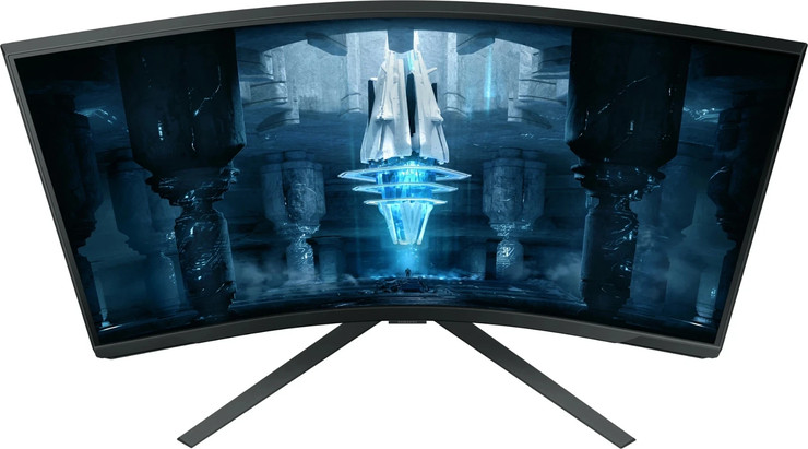 Samsung מסך גיימינג מתקדם בטכנולוגית מיני לד  "31.5,רזולוציה 4K UHD וקצב רענון 240Hz S32BG850NP