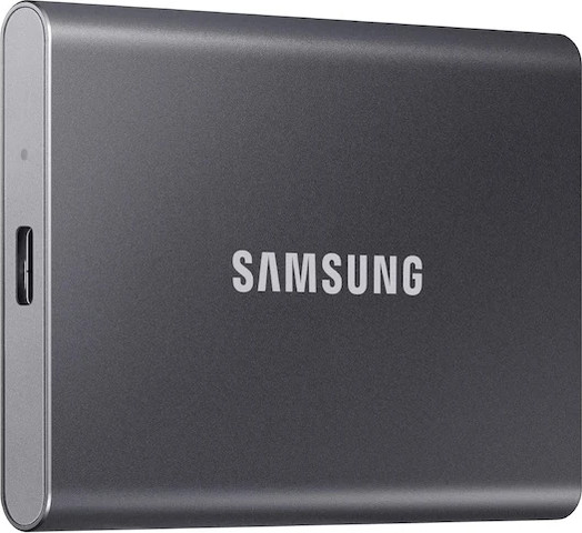 כונן קשיח SSD חיצוני Samsung Portable SSD T7 USB 3.2 MU-PC2T0T/WW - נפח 2TB - צבע אפור