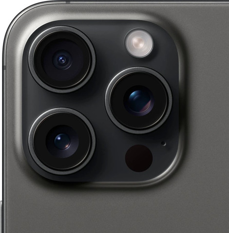 טלפון סלולרי Apple iPhone 15 Pro Max 512GB בצבע טיטניום שחור