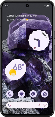 טלפון סלולרי Google Pixel 8 128GB 8GB RAM בצבע שחור