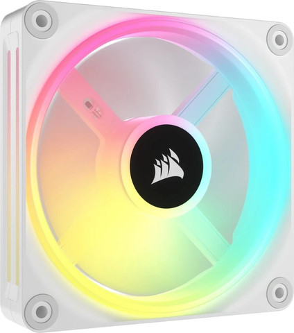 מאוורר למארז Corsair iCUE LINK QX120 RGB 120mm PWM White Fan CO-9051005-WW