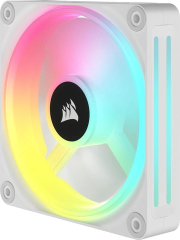 מאוורר למארז Corsair iCUE LINK QX120 RGB 120mm PWM White Fan CO-9051005-WW