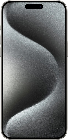 טלפון סלולרי Apple iPhone 15 Pro Max 256GB בצבע לבן טיטניום