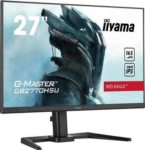 מסך מחשב IIYAMA 27" FHD 165Hz 0.8ms G-Master Gaming IPS GB2770HSU-B5