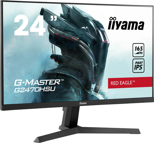 מסך מחשב IIYAMA 23.8" FHD 165Hz 0.8ms G-Master Gaming IPS Monitor G2470HSU-B1