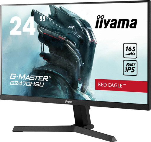 מסך מחשב IIYAMA 23.8" FHD 165Hz 0.8ms G-Master Gaming IPS Monitor G2470HSU-B1