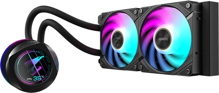 מערכת קירור מים Gigabyte GP-AORUS WATERFORCE X II 240 Liquid Cooler GP-AORUSWXII240