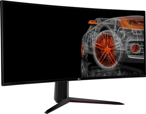מסך מחשב LG 34" UWQHD 160Hz 1ms IPS Gaming Curved Monitor 34GN850P-B