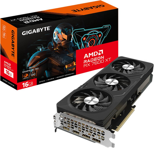 כרטיס מסך Gigabyte RX 7600 XT GV-R76XTGAMING OC-16GD