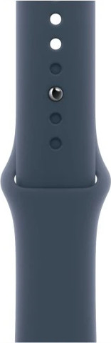 שעון חכם Apple Watch 41mm Series-9 GPS צבע שעון Silver Aluminum Case צבע רצועה Storm Blue Sport Band גודל רצועה M/L
