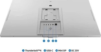 מסך Samsung 27" 5K WiFi+BT+Cam Thunderbolt 4 PD90W IPS Monitor S27C902PAU
