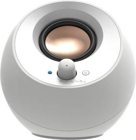רמקולים למחשב Creative Speaker Pebble V3 Bluetooth 2.0 בצבע לבן