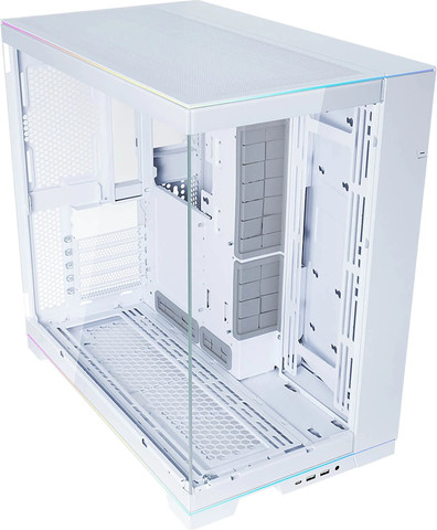 מארז Lian-Li O11 Dynamic EVO RGB בצבע לבן
