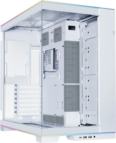 מארז Lian-Li O11 Dynamic EVO RGB בצבע לבן