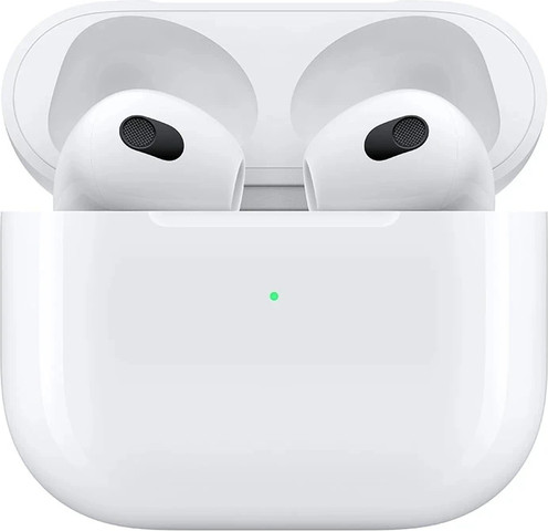 אוזניות מאוקטבות Apple AirPods 3 (3rd generation) InEar Headphones BT with Lightning Charging Case