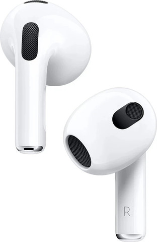 אוזניות מאוקטבות Apple AirPods 3 (3rd generation) InEar Headphones BT with Lightning Charging Case
