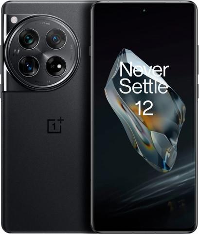 טלפון סלולרי OnePlus 12 512GB 16GB RAM בצבע שחור