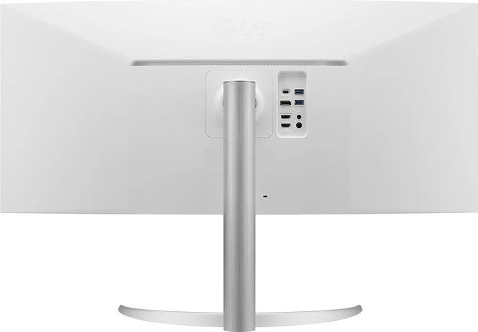 מסך מחשב קעור LG 37.5" UltraWide IPS QHD 75Hz 5ms 2300R 38BQ85C-W בצבע שחור