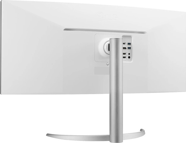 מסך מחשב קעור LG 37.5" UltraWide IPS QHD 75Hz 5ms 2300R 38BQ85C-W בצבע שחור