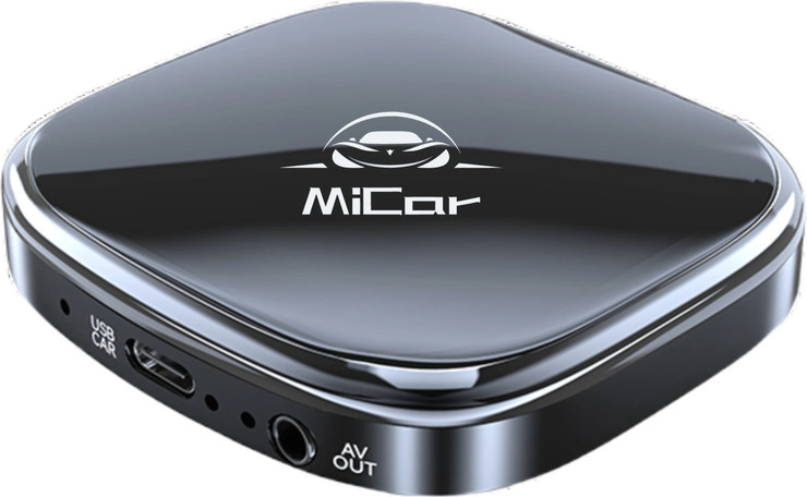 מתאם חיבור אלחוטי לרכב MiCar Wireless CarPlay ו-Android Auto 32GB