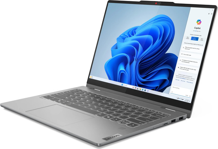 מחשב נייד עם מסך מגע Lenovo IdeaPad 5 2-in-1 14IRU9 83DT0062IV צבע Luna Grey