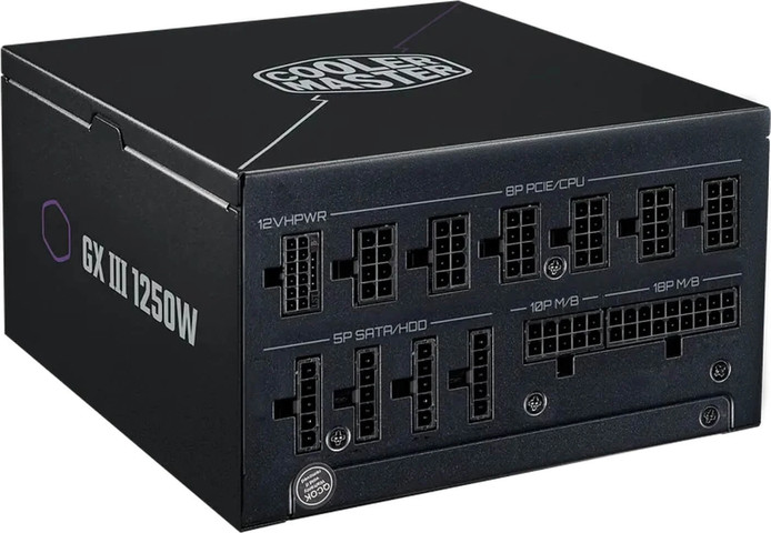 ספק כוח CoolerMaster 1250W GX III (ATX3.0) Gold 80+ Fully Modular MPX-C503-AFAG