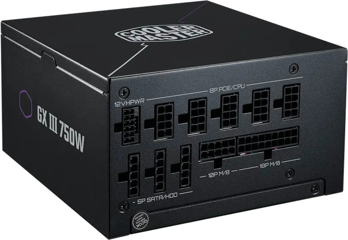 ספק כוח CoolerMaster 750W GX III (ATX3.0) Gold 80+ Fully Modular MPX-7503-AFAG