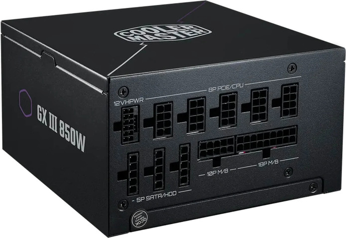 ספק כוח CoolerMaster 850W GX III (ATX3.0) Gold 80+ Fully Modular MPX-8503-AFAG