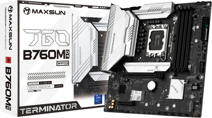 לוח אם MAXSUN Terminator B760M D4 WiFi 6E