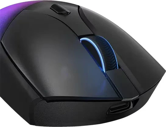 עכבר גיימינג אלחוטי Lenovo Legion M410 RGB GY51P83012 - צבע Transparent Black