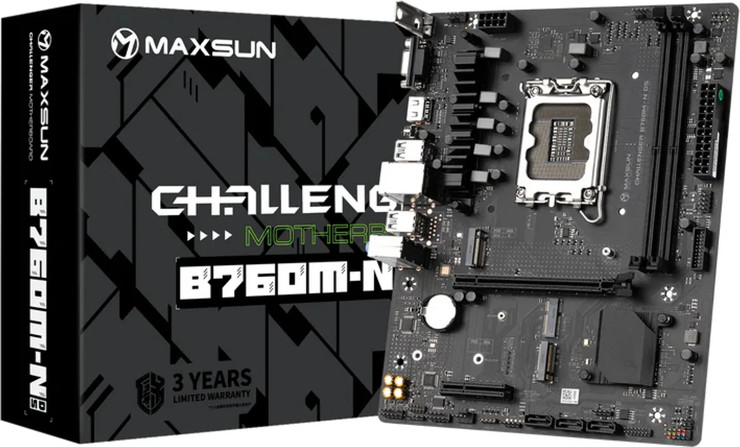 לוח אם MAXSUN Challenger B760M-N D5 MS-CHA-B760M-ND5