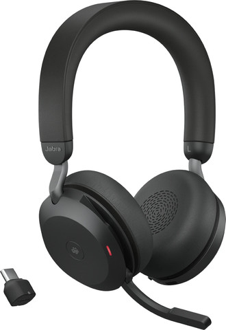 אוזניות קשת אלחוטיות עם מיקרופון מובנה Jabra Evolve2 75 MS USB-C