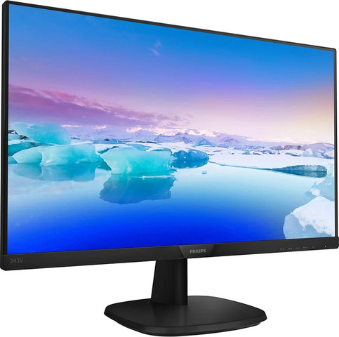 מסך מחשב Philips 23.8" 243V IPS FHD 75Hz 4ms 243V7QDAB-00