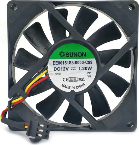 מאוורר Sunon 80x80x15mm 2400rpm EE80151S3-0000-C99