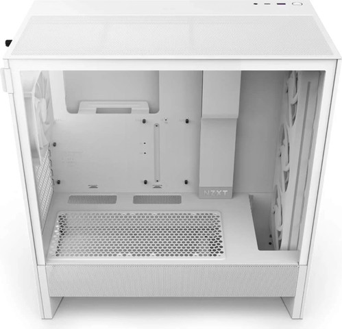 מארז מחשב NZXT H5 Flow RGB - לבן