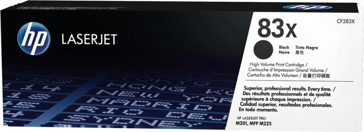 מחסנית טונר HP 83X שחור תפוקה גבוהה למדפסות לייזר - מקורי