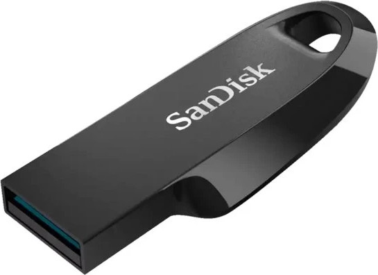 זיכרון נייד SanDisk Ultra Curve USB 3.2 - דגם SDCZ550-256G-G46 - נפח 256GB - צבע שחור