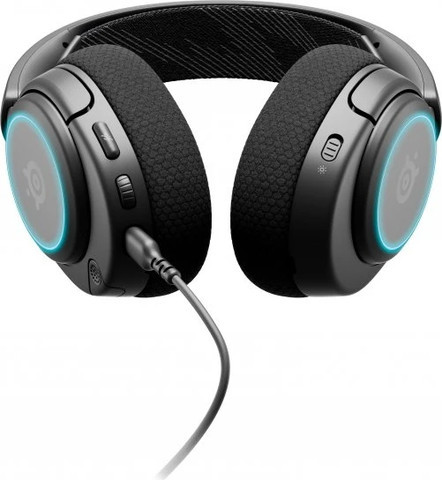 אוזניות קשת חוטיות לגיימינג SteelSeries Arctis Nova 3 בצבע שחור