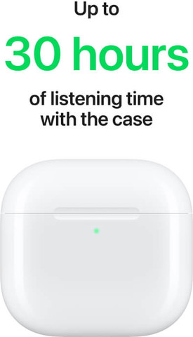 אוזניות איירפודס TWS אלחוטיות Apple אפל AirPods 4