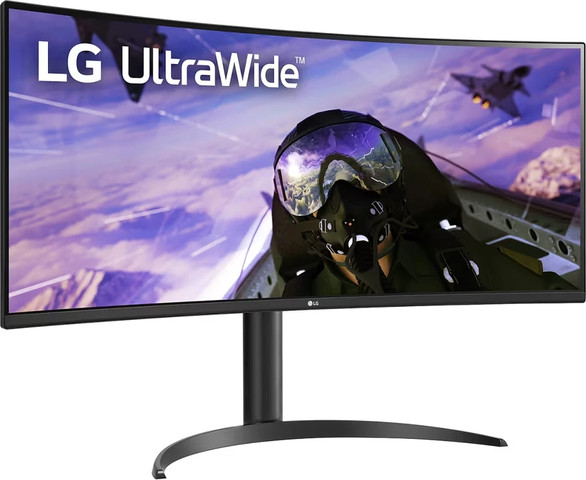 מסך מחשב קעור לגיימינג LG 34" UltraWide VA QHD 160Hz 1ms 1500R 34WP65CP-B